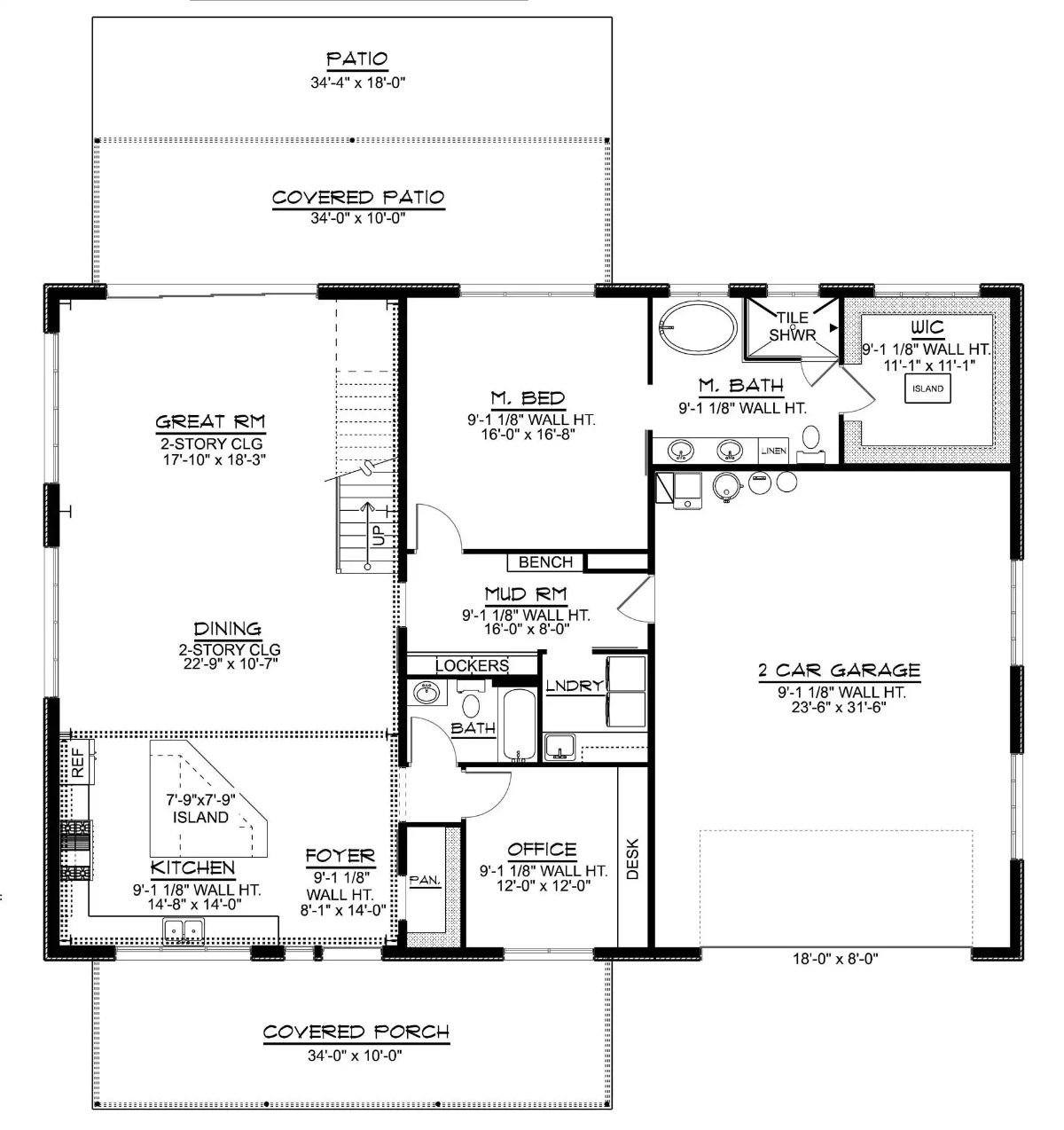 Main Level Floor Plan