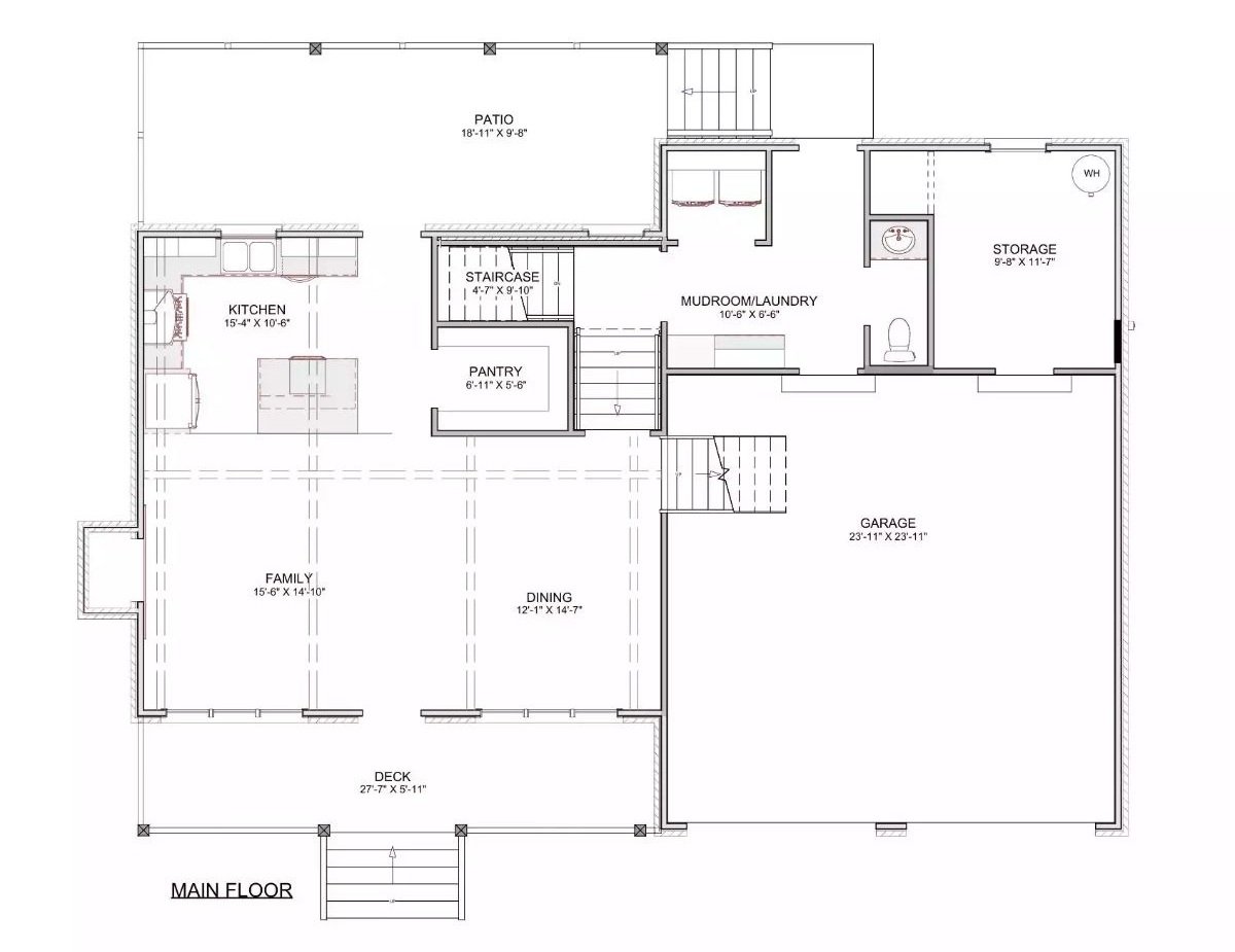 Main Level Floor Plan