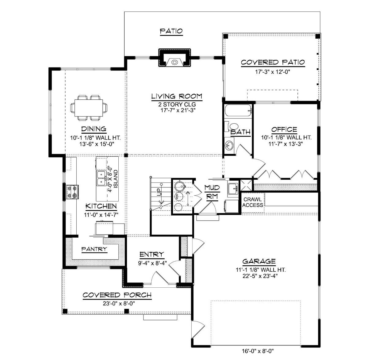 Main Level Floor Plan