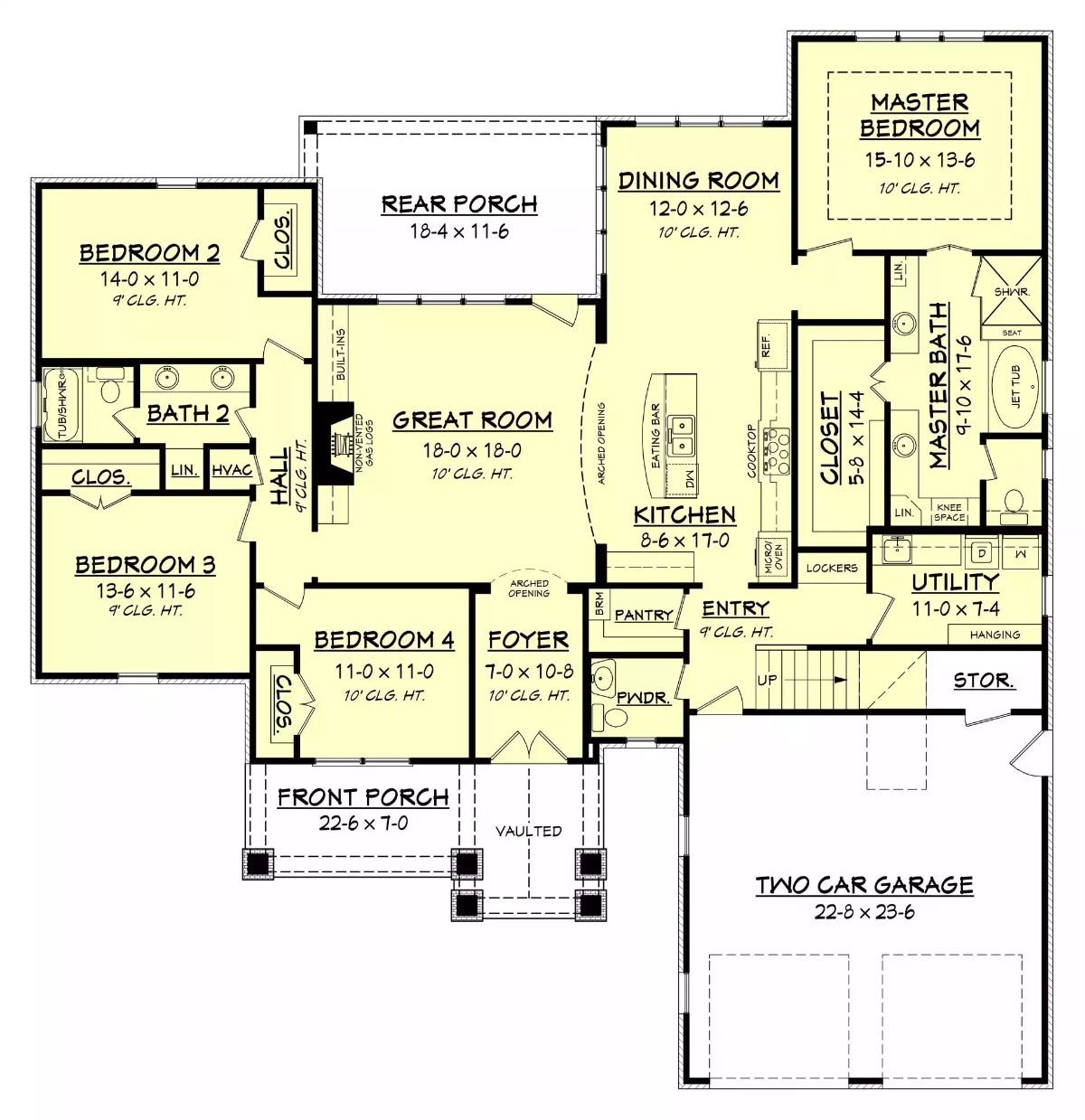 Main Level Floor Plan