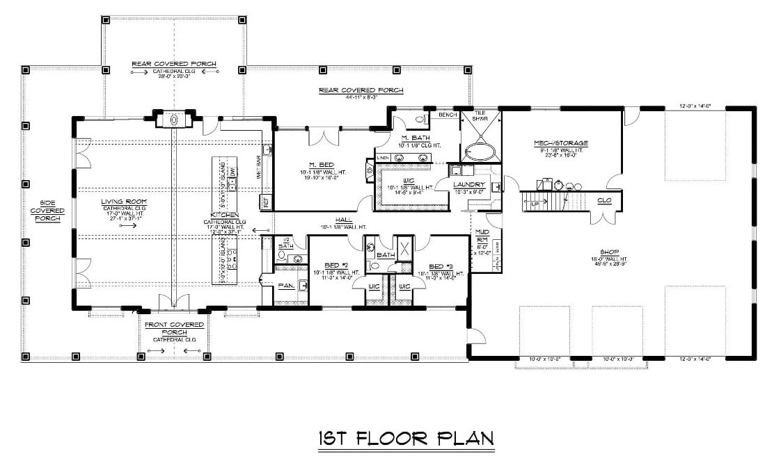 Main Level Floor Plan