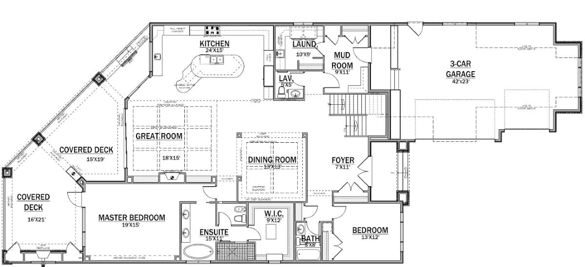 Main Level Floor Plan