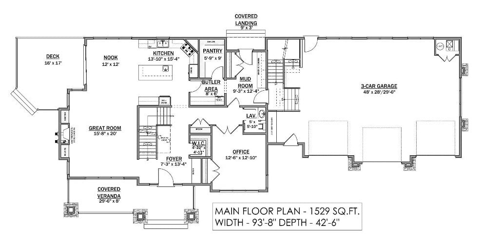 Main Level Floor Plan