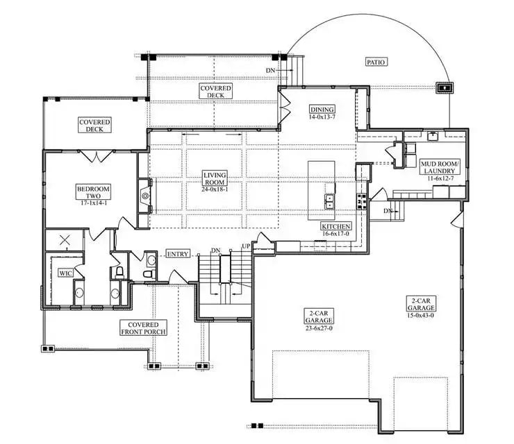 Main Level Floor Plan