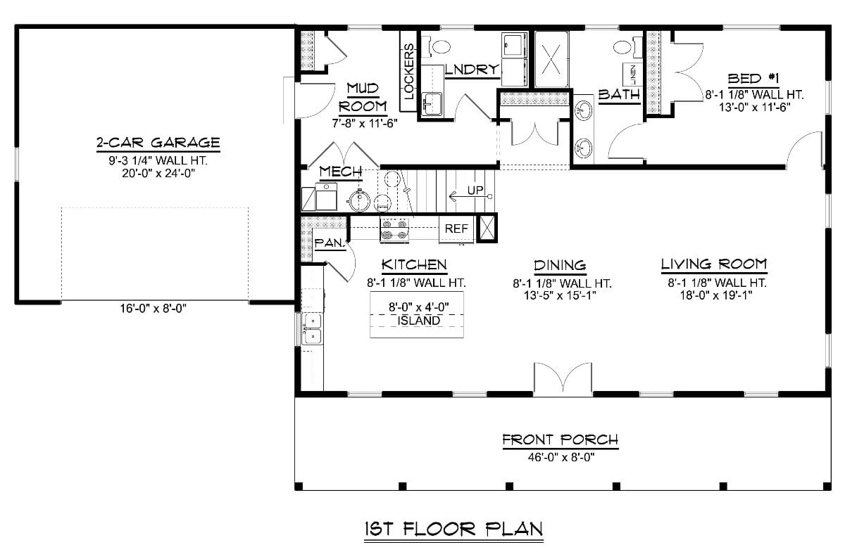 Main Level Floor Plan