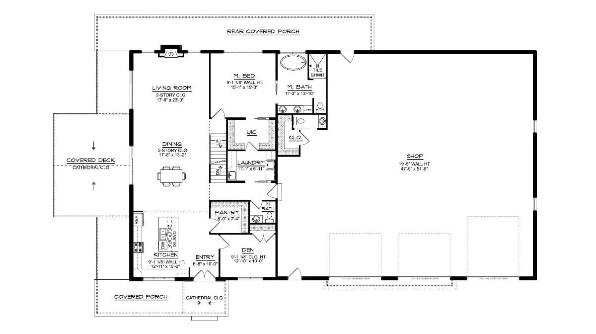 Main Level Floor Plan