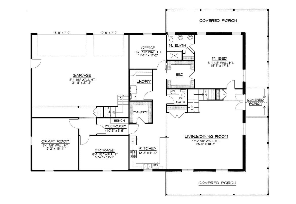 Main Level Floor Plan