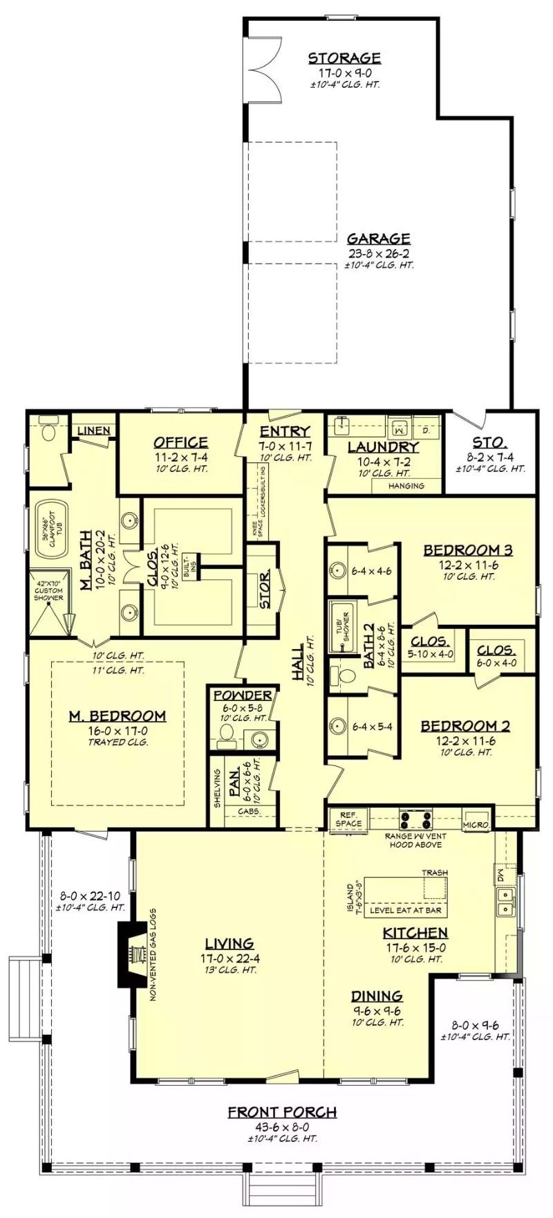 Main Level Floor Plan