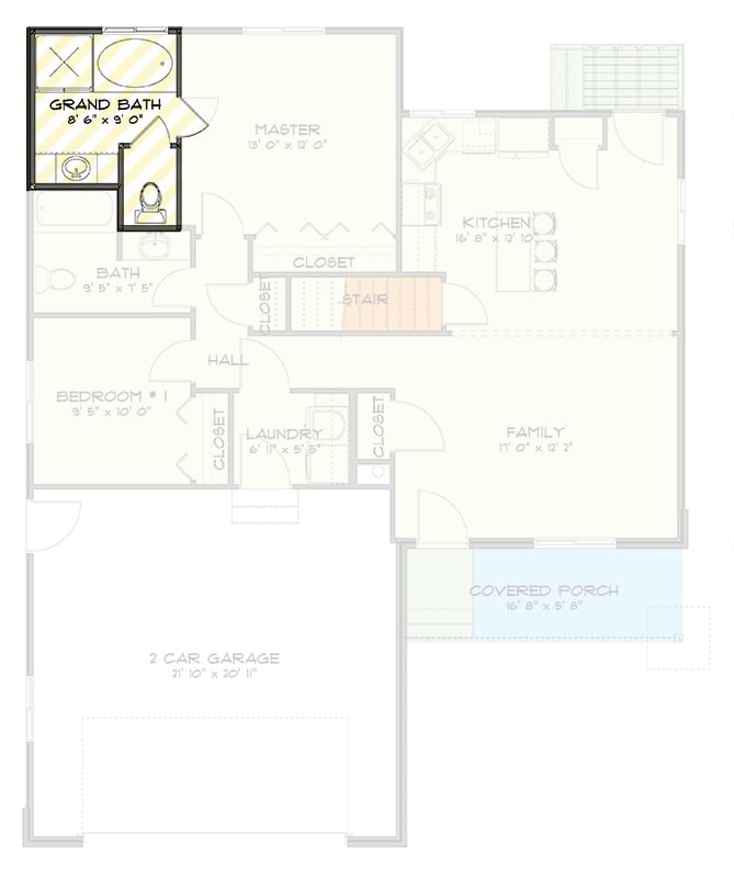 Optional Grand Bathroom