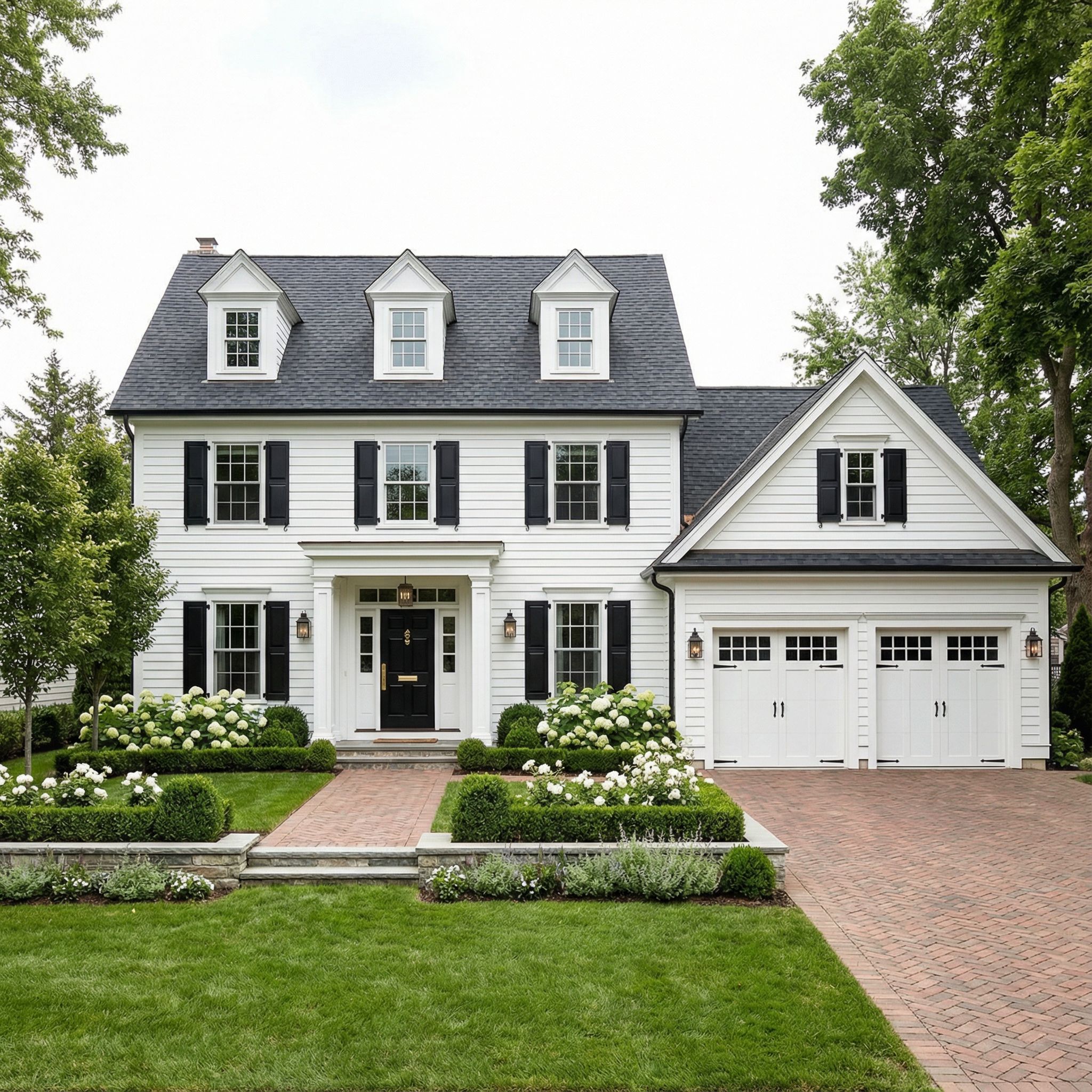 We Own the Coziest All White Cape Code Home You Ever Did See. However, I Want a Change and So I Uploaded Photo of Our Home to AI and Asked It to 33 Different Exteriors. These Are the Before & After Results