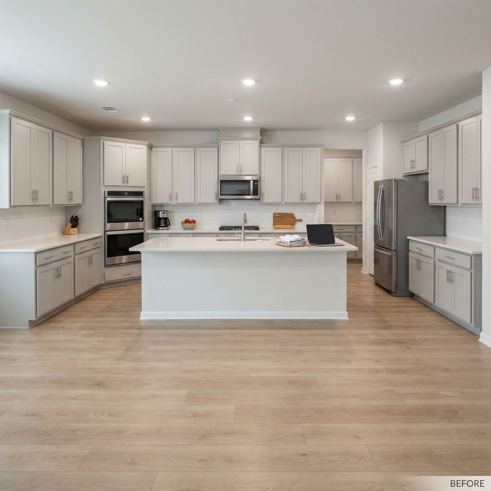 35 Before & After Kitchen Transformations – From Boring Builder Grade to Fabulous Fireplace Kitchen Designs