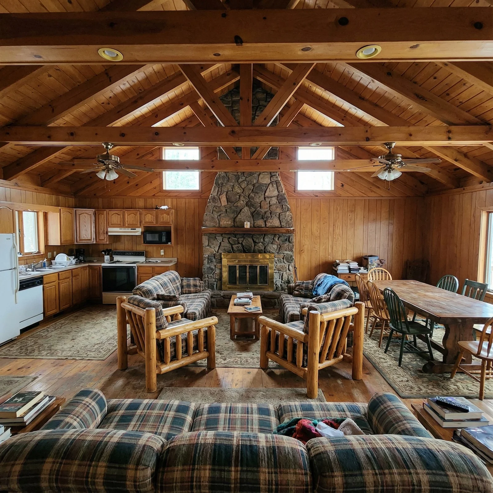 We Inherited a Gorgeous Rustic Cabin But It Needs a Reno. We Asked AI to Design the Reno. These Are the 35 Before & After Results