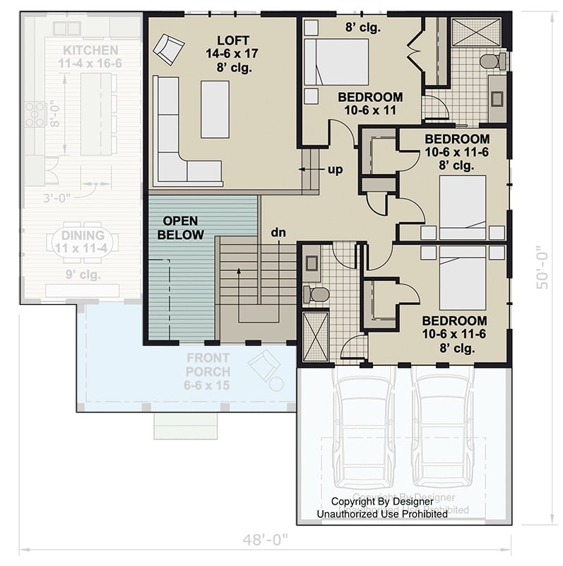 Second Level Floor Plan