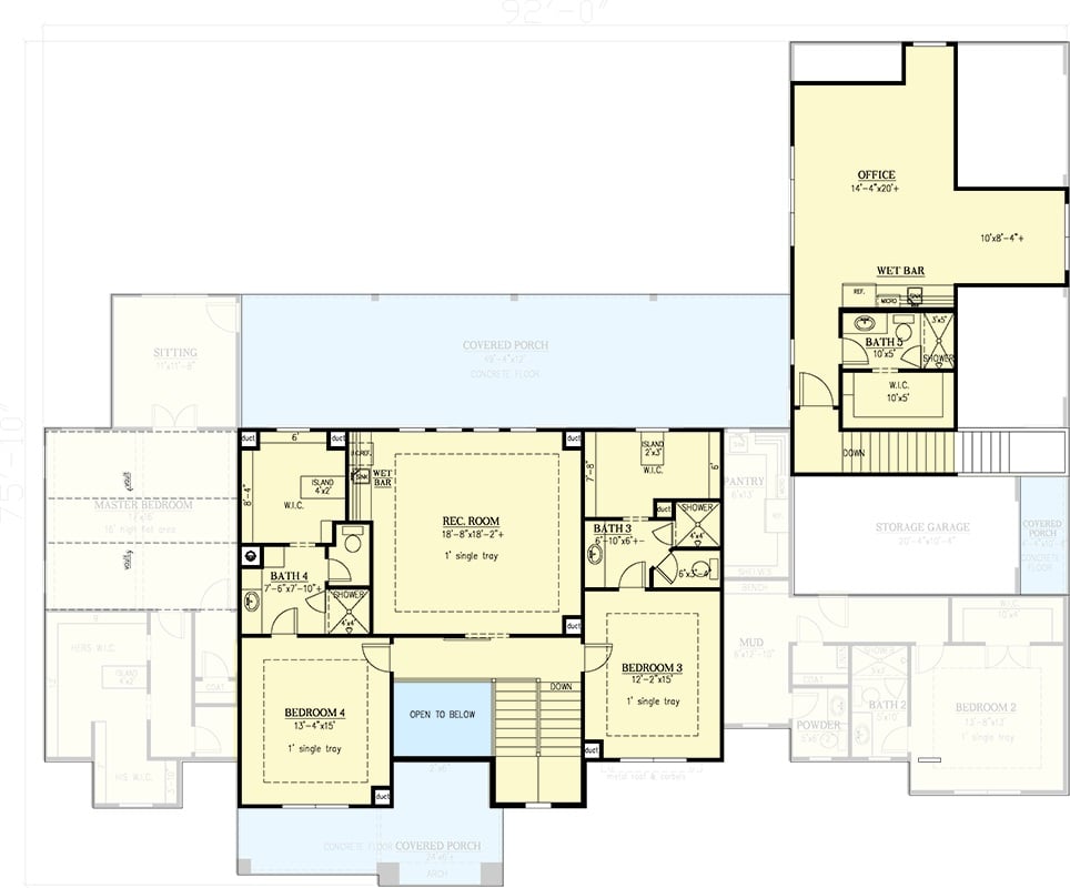 Second Level Floor Plan