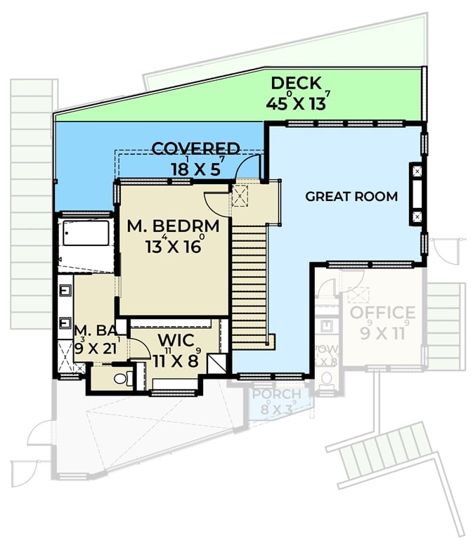Second Level Floor Plan
