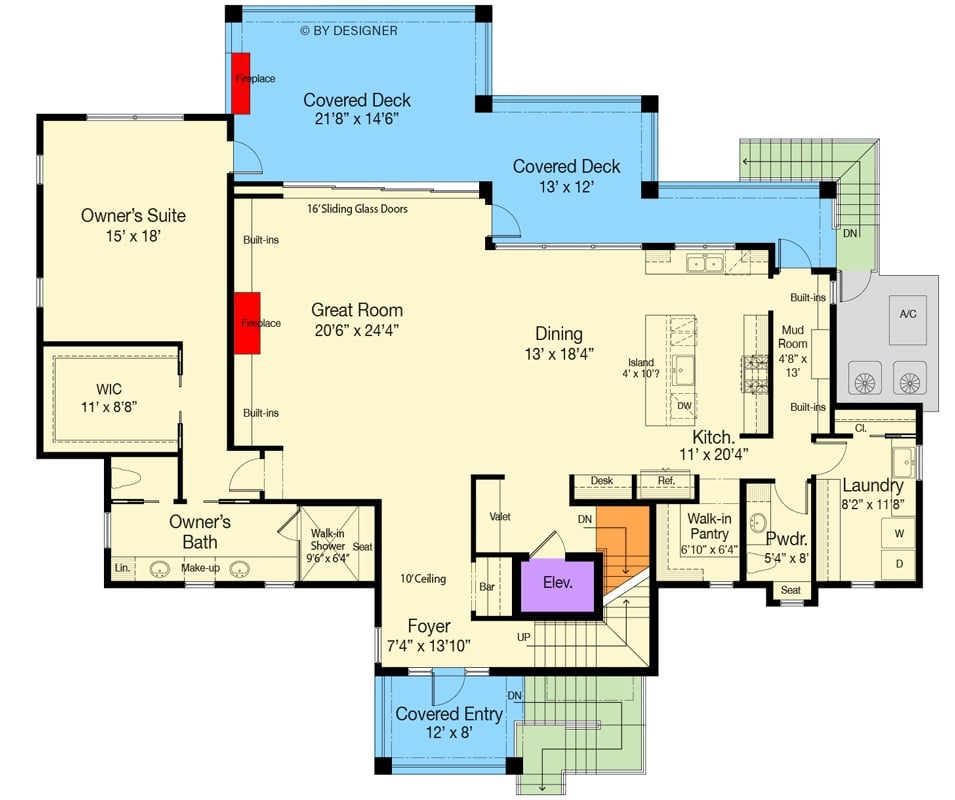 Second Level Floor Plan
