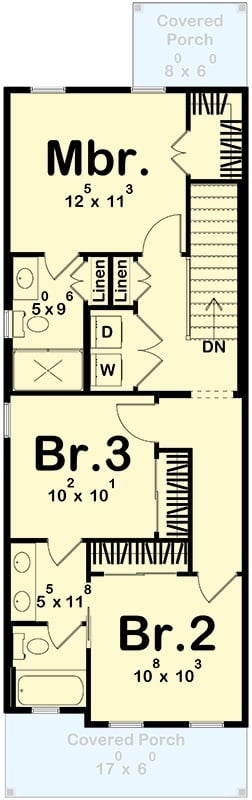 Second Level Floor Plan