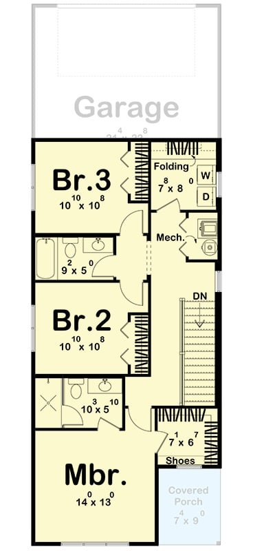 Second Level Floor Plan