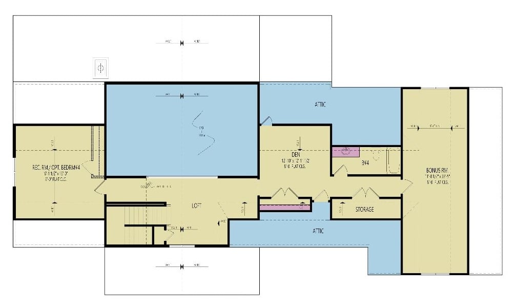 Second Level Floor Plan