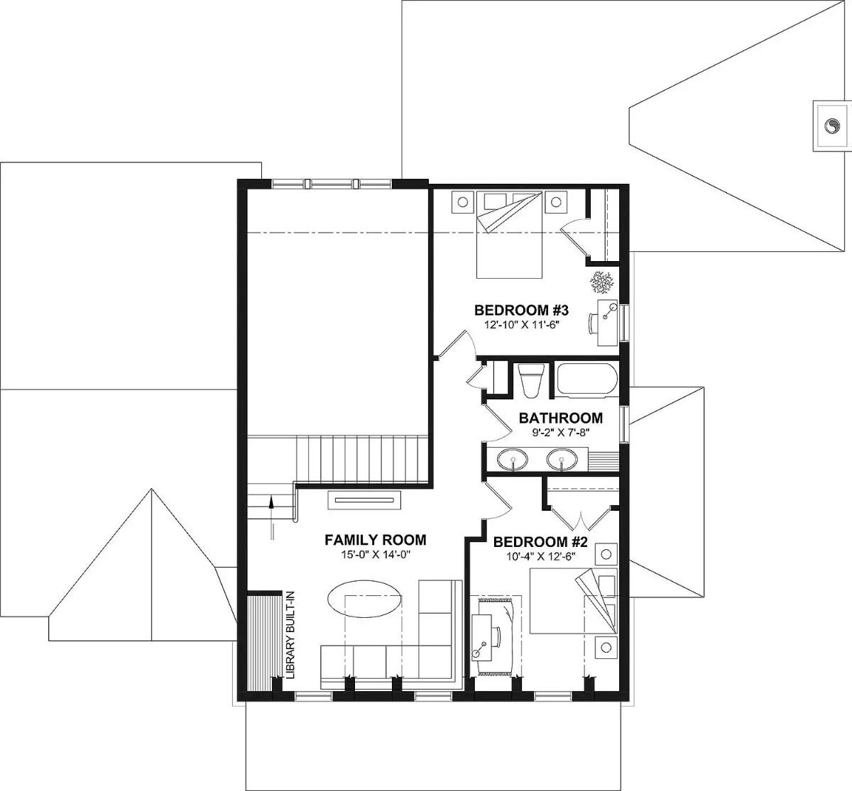 Second Level Floor Plan