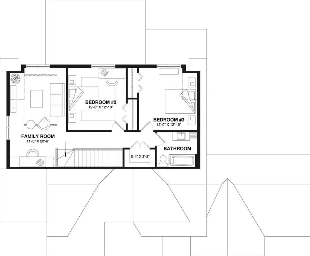 Second Level Floor Plan