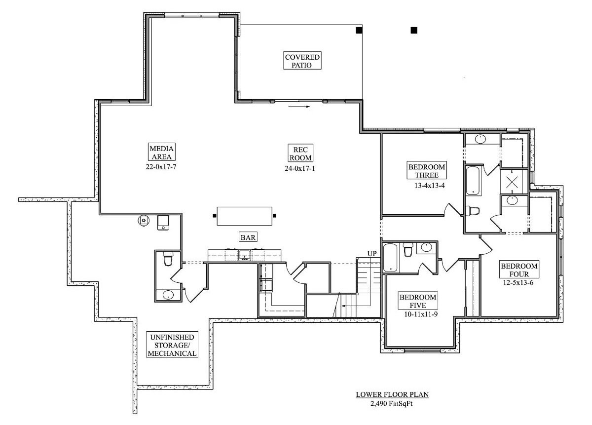 Lower Level Floor Plan