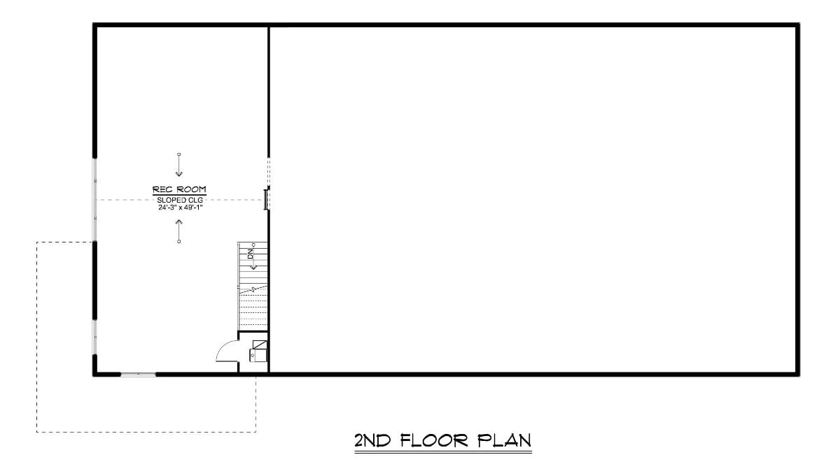 Second Level Floor Plan