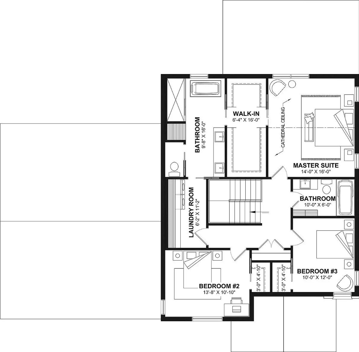 Second Level Floor Plan