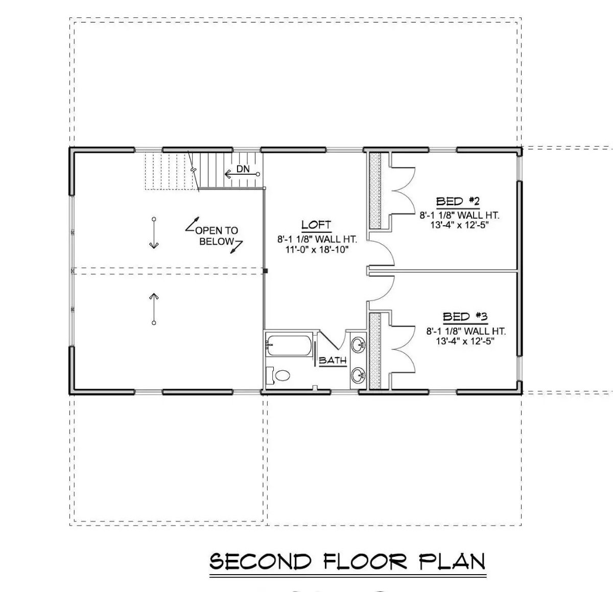 Second Level Floor Plan