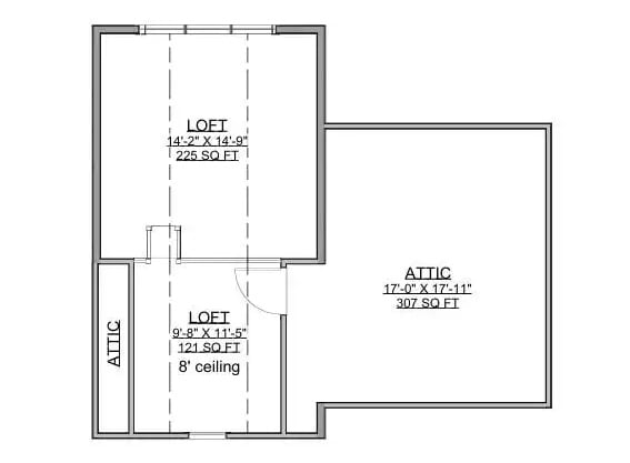 Second Level Floor Plan