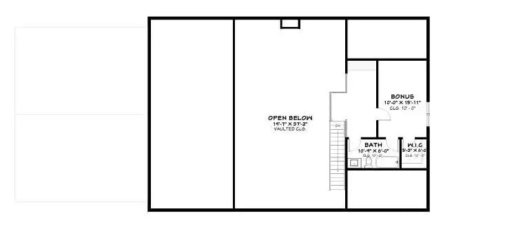 Second Level Floor Plan