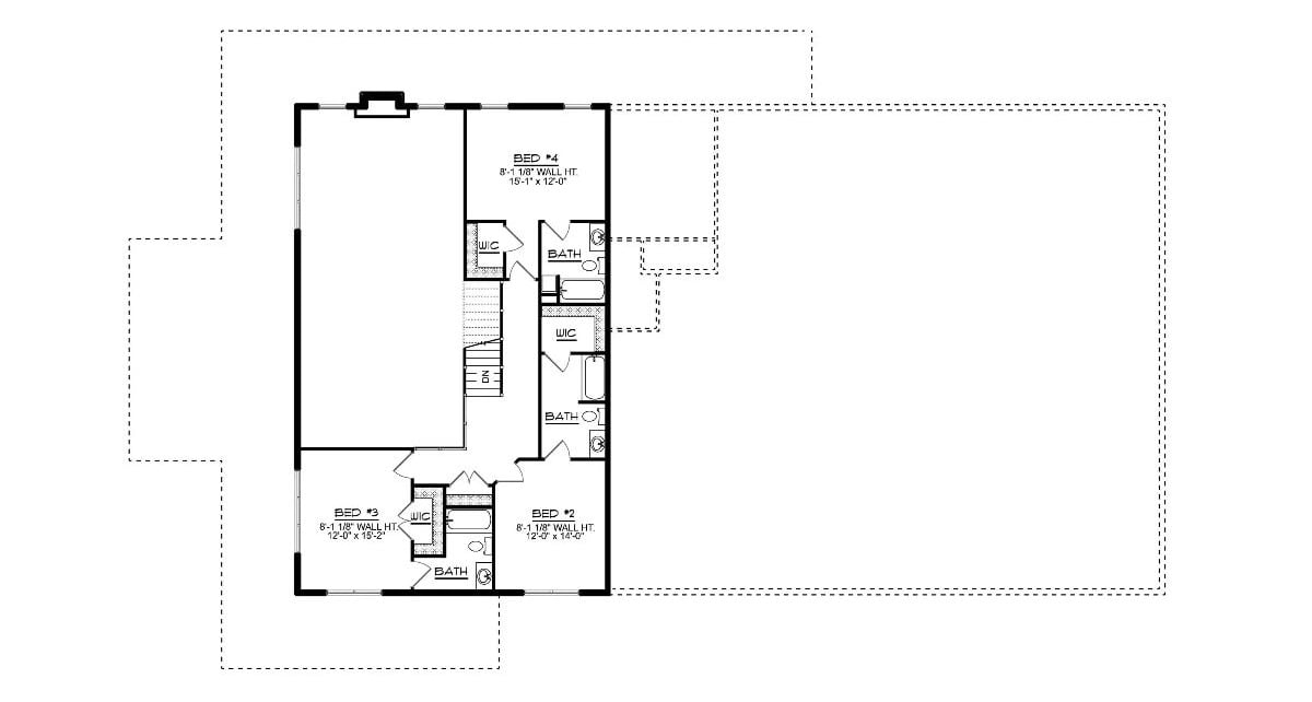 Second Level Floor Plan