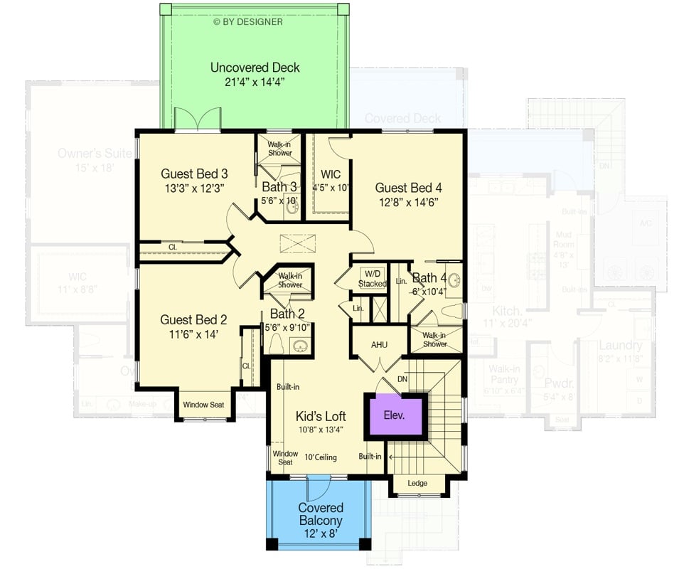 Third Level Floor Plan