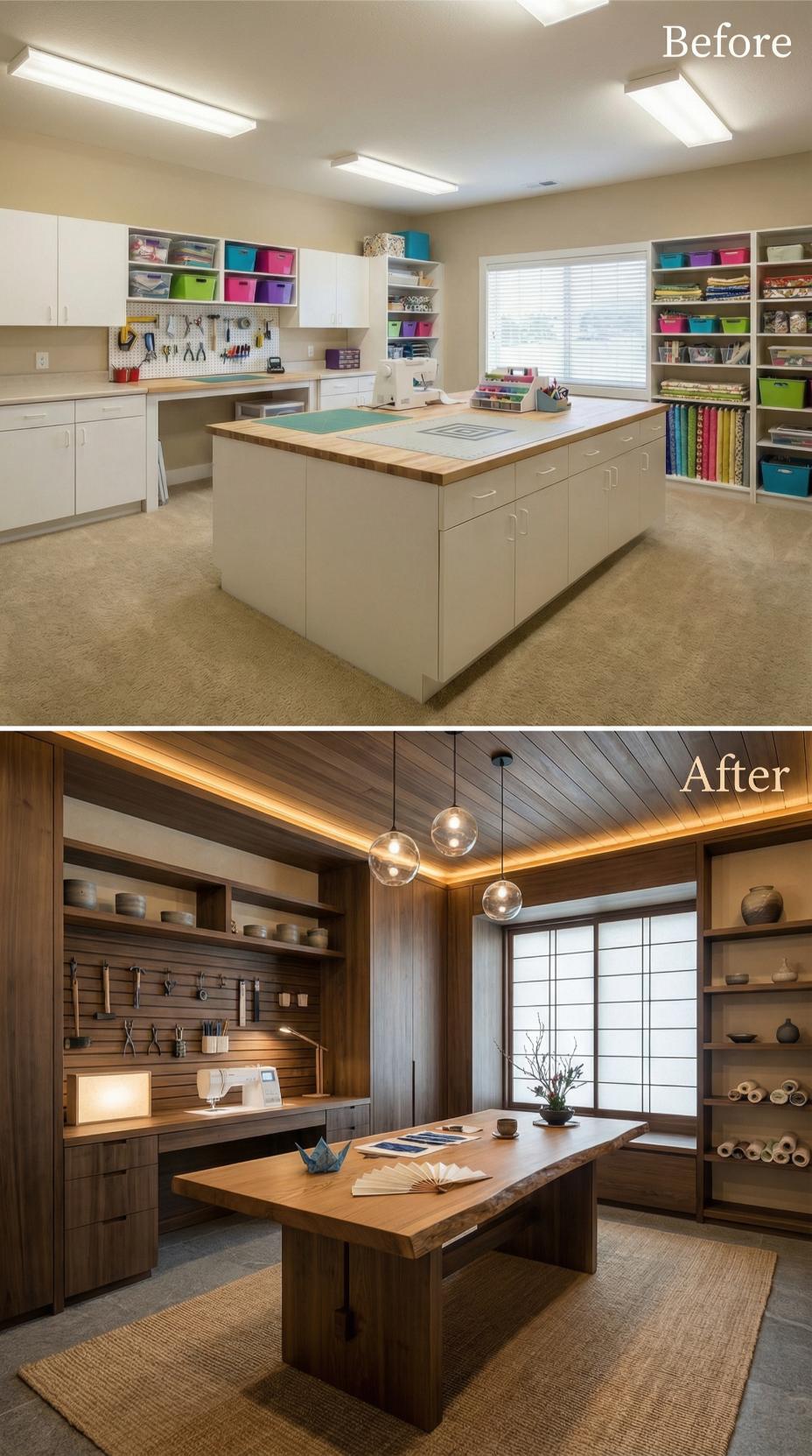 Utility Craft Station Evolved Into Japanese-Inspired Zen Studio