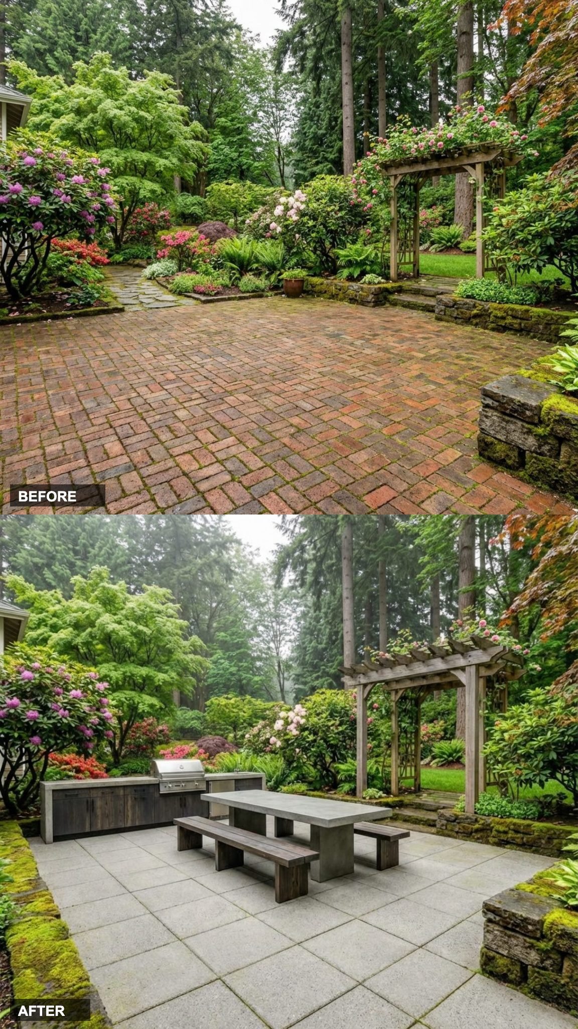 Raw Concrete and Thermally Modified Ash Build a Dining Pavilion That Looks Like Architecture