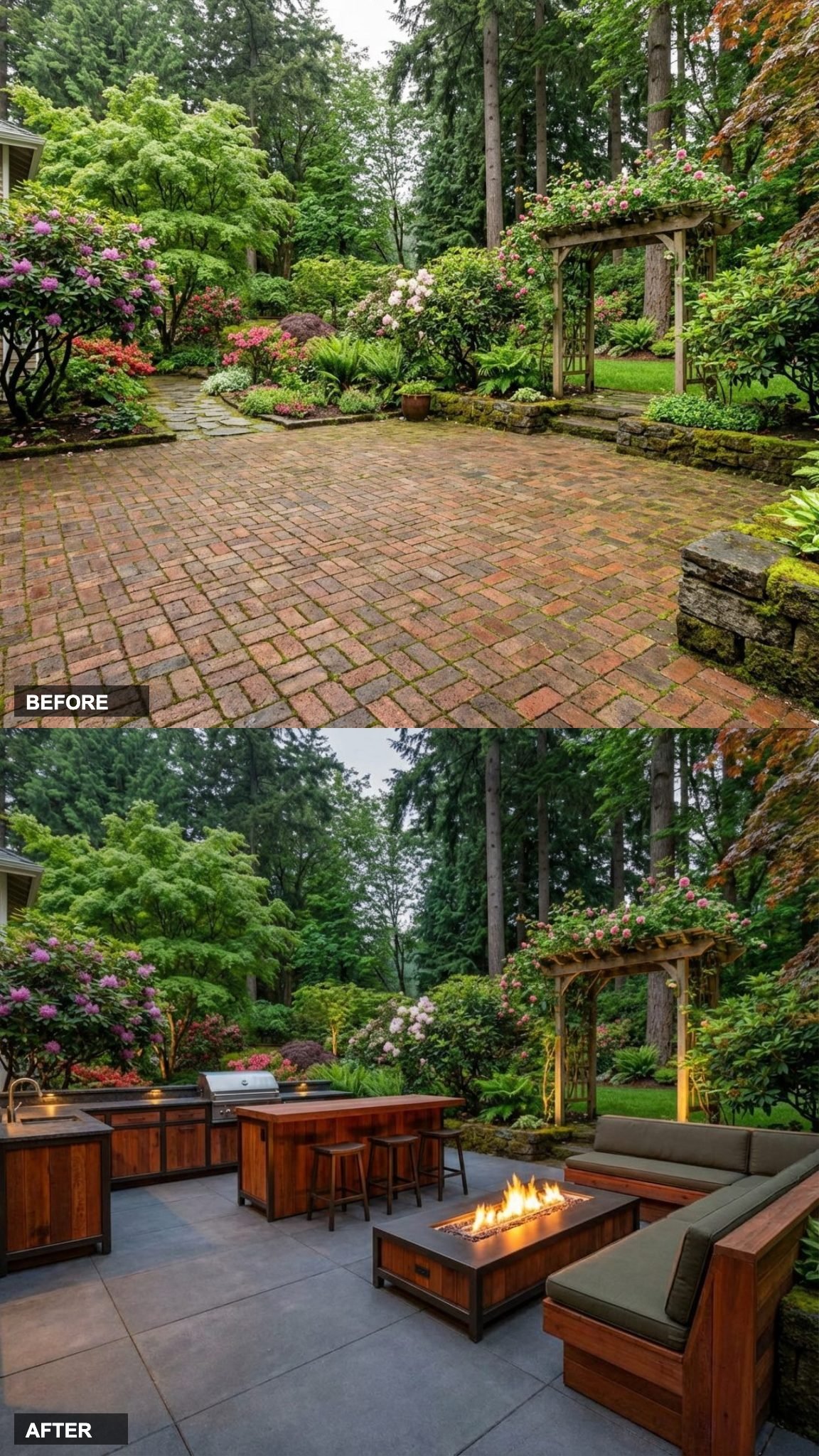 Dark Bronze Steel and Reclaimed Redwood: The Fire Lounge Version That Ends the List on Its Own Terms