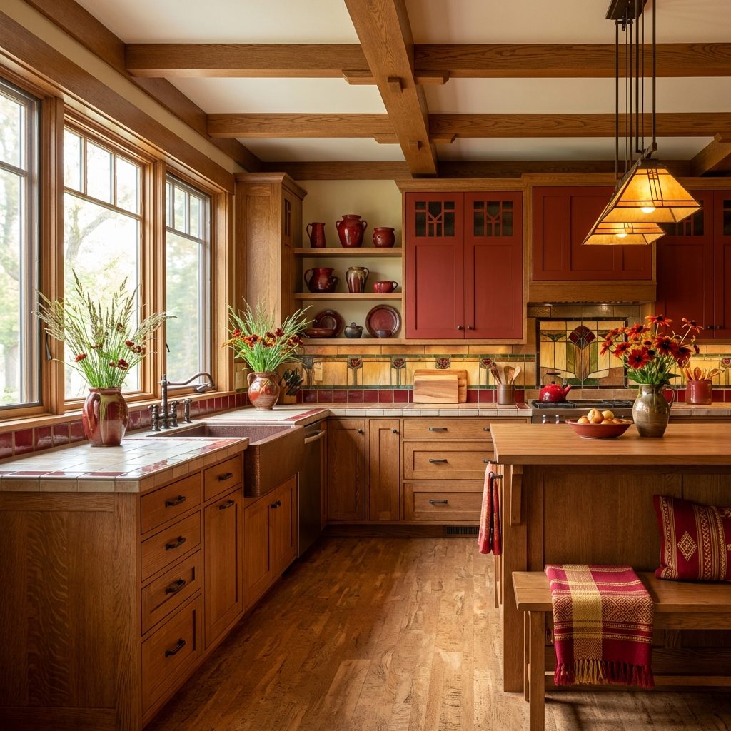 These 27 Red Kitchens with a Fascinating Rustic Craftsman Twist Are Quietly Dominating 2026 Trends