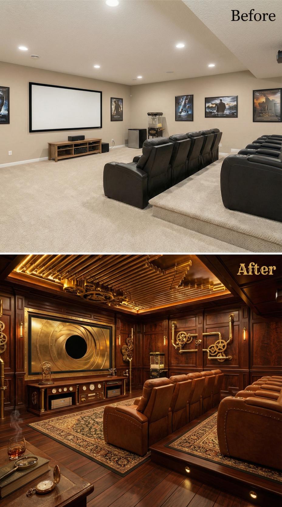 Golden Barrel Gun Vault and Steampunk Gears Obliterate Beige Normalcy