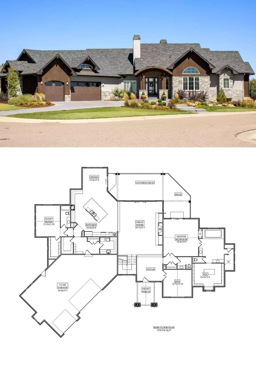 Starwillow Trace 5-Bedroom Country Home with Angled 3-Car Garage and Jack & Jill Bath (Floor Plan)