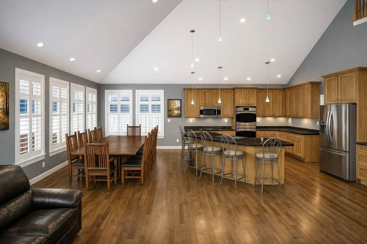 Kitchen and Dining Area