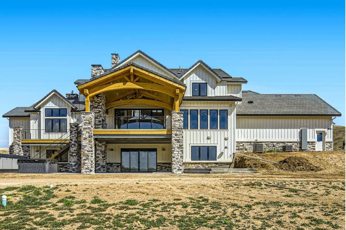 6-Bedroom Mountain Farmhouse with Loft and Walkout Basement (Floor Plan)