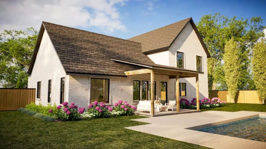 Transitional 4-Bedroom Cottage with Loft and Dual Porches (Floor Plan ...