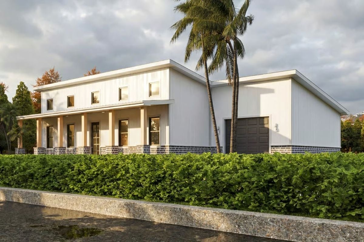 2-Bedroom Modern Barndominium with Open Living Space and Dual Porches (Floor Plan)