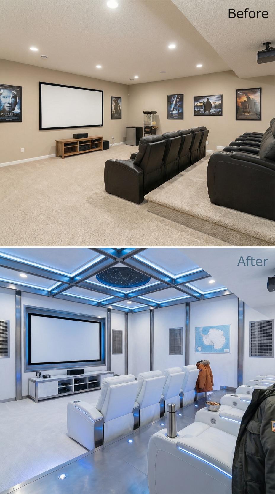 Starlit Sci-Fi Command Center Vaporizes Carpeted Multipurpose Normalcy