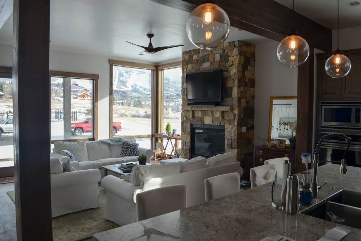 Living Room and Kitchen