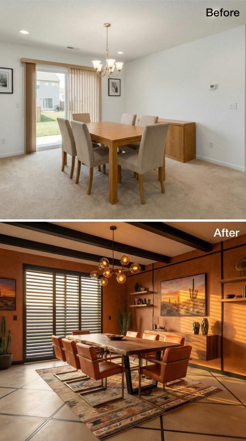 31 Before and After Dining Room Designs for Narcissists – Home Stratosphere