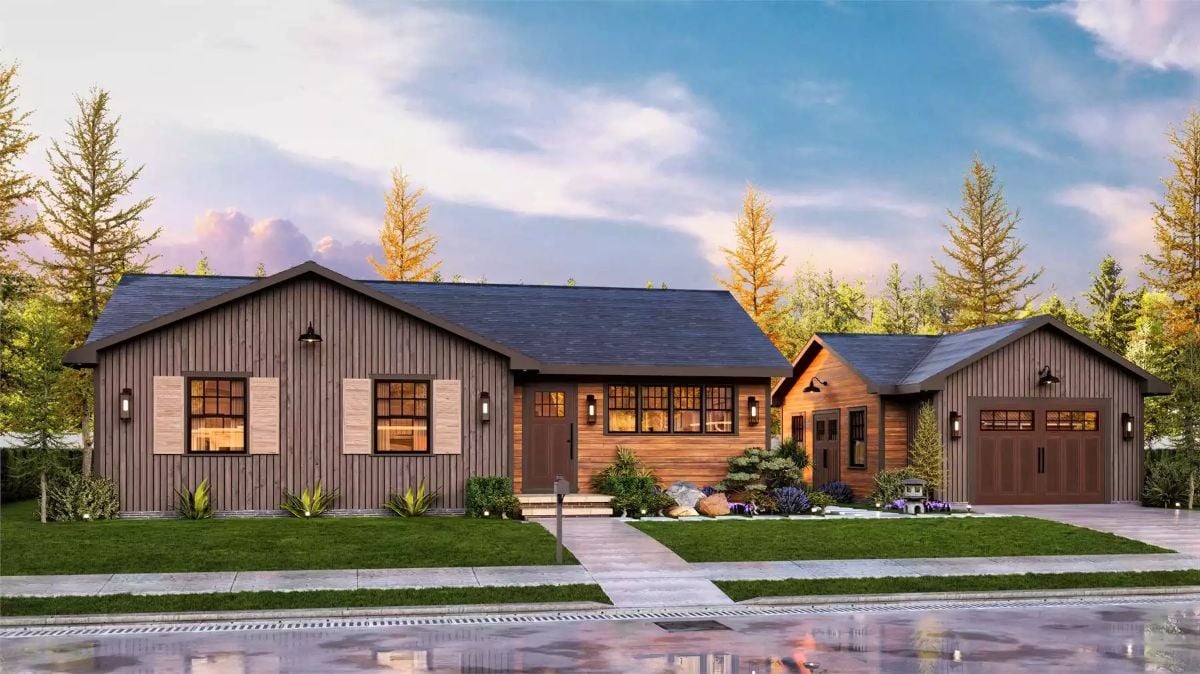 Candle Lake Ranch-Style Home with 2 Bedrooms and Open-Concept Living (Floor Plan)