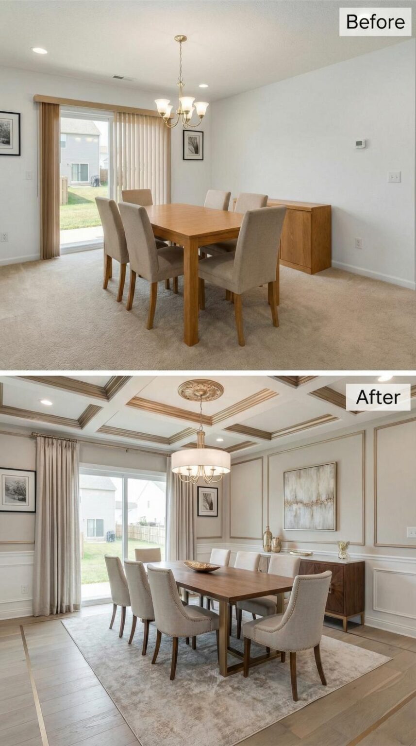 31 Before and After Dining Room Designs for Narcissists – Home Stratosphere