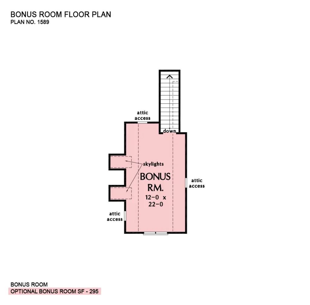 Bonus Level Floor Plan