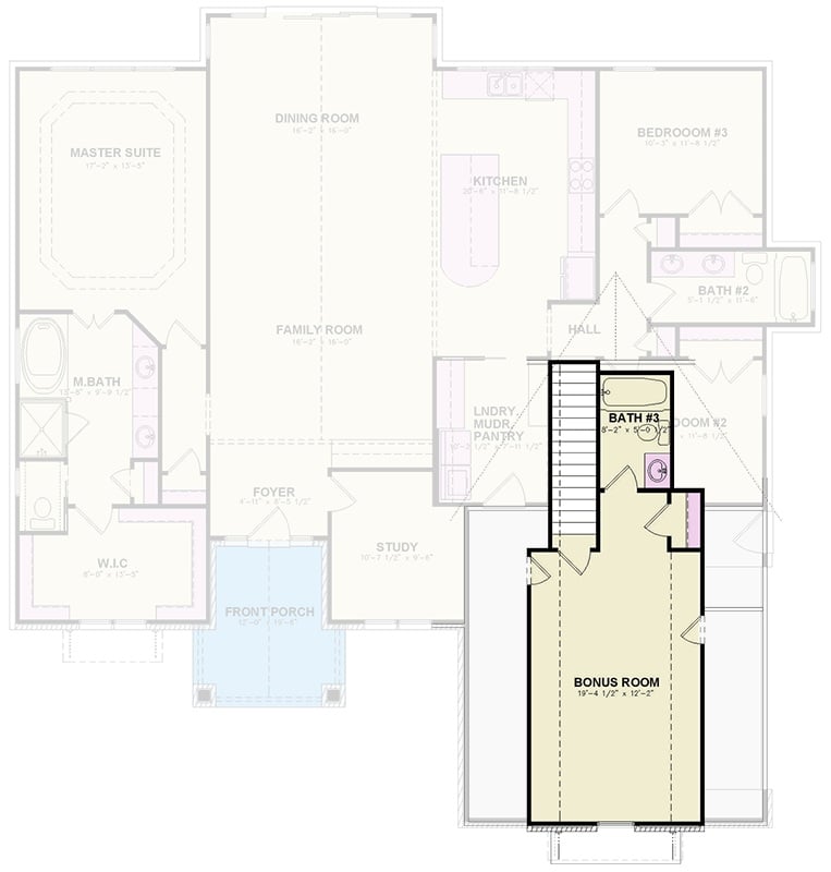 Bonus Level Floor Plan